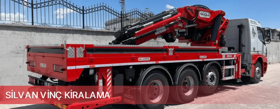 Silvan İlçemi Vinç Kiralama